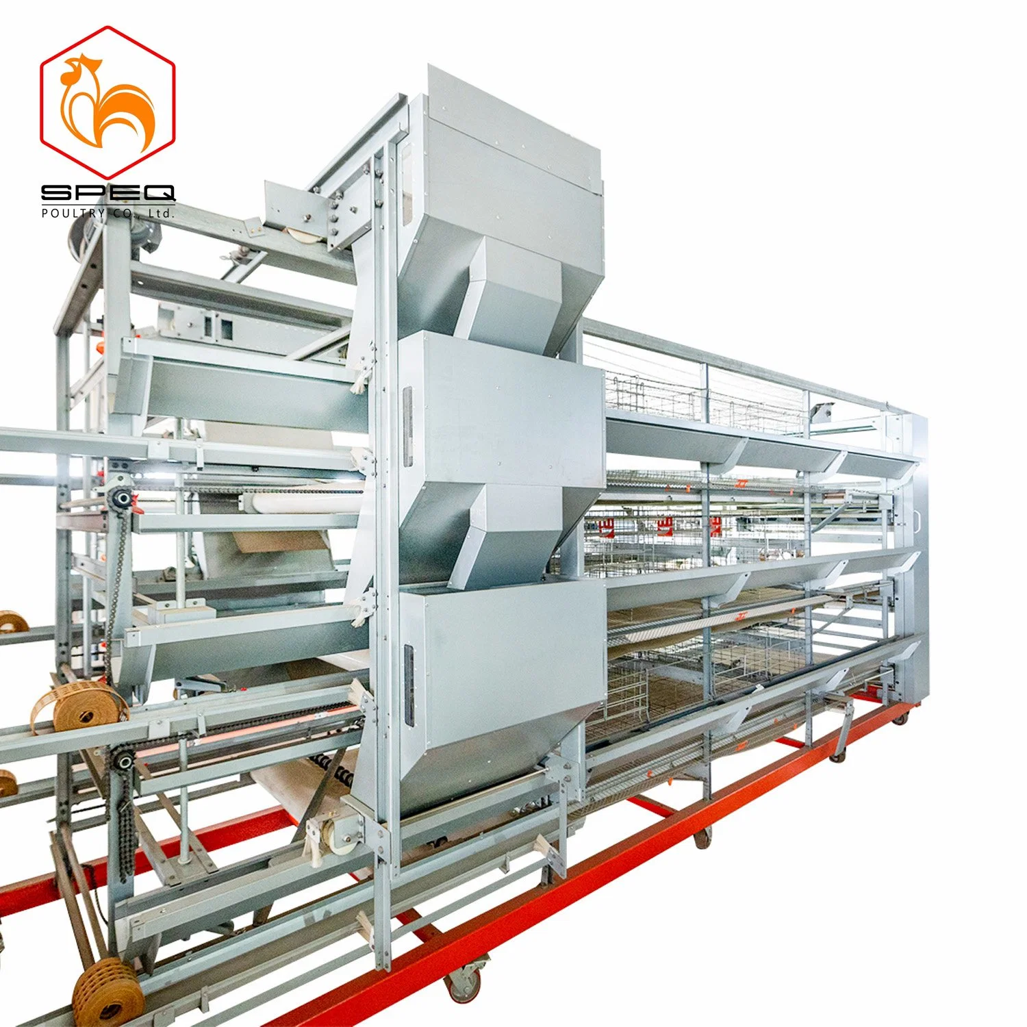 Agricultural Machinery Poultry Farm Equipment Chicken House Cage Feeding System