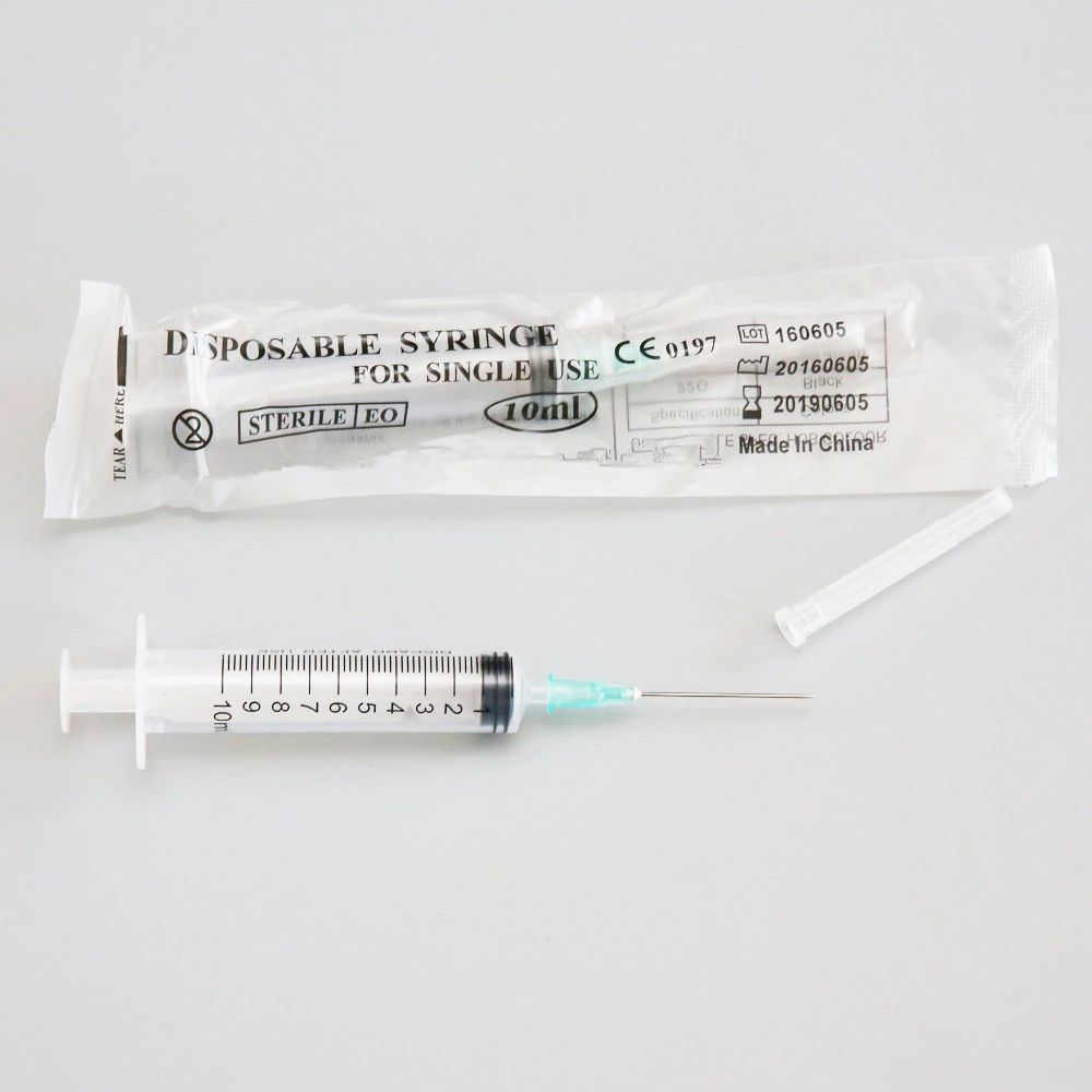 Medical Disposable Syringe with Needle for Human and Animal Use