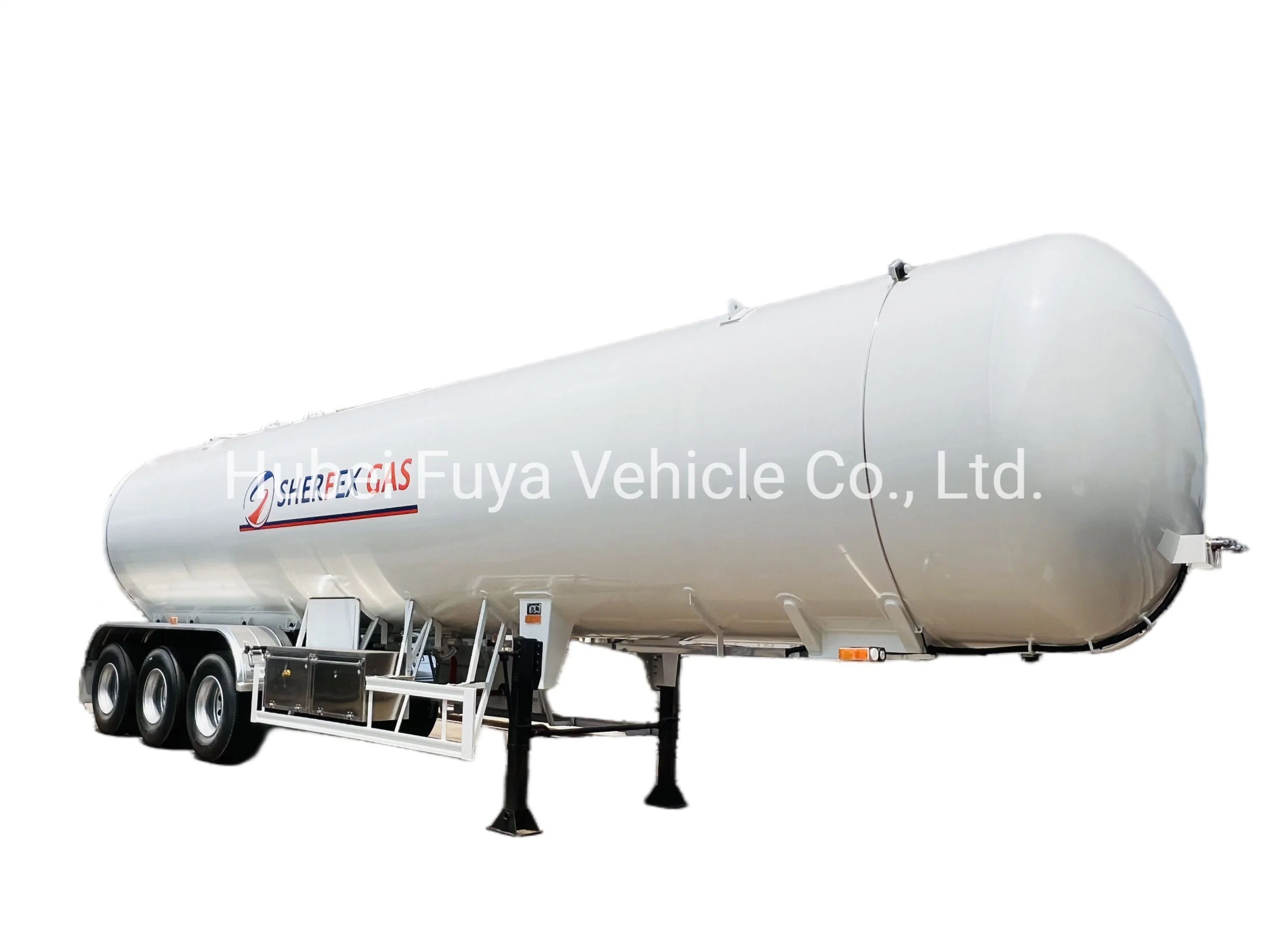 Factory 3 Axles 54000 Liters 56000 Liters 27 Tons 28 Tons LPG Gas Road Delivery Tanker Trailer with Huge Discount