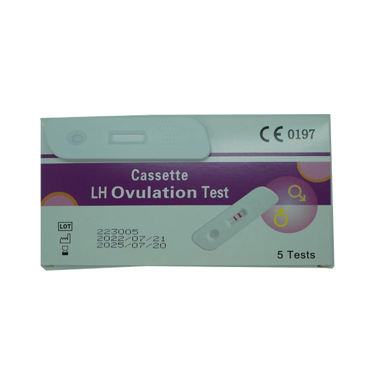 CE zertifiziert Colloidal Gold Home Verwenden Sie One Step Portable Ovulation Schwangerschaftstest-Kit