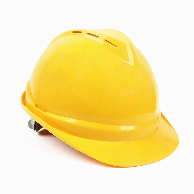 HDPE Materials V Type Safety Helmet with Vent in Guagzhou