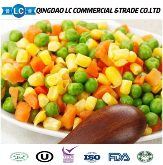 Organic Mixed Frozen Vegetables in Bulk, Export Quality