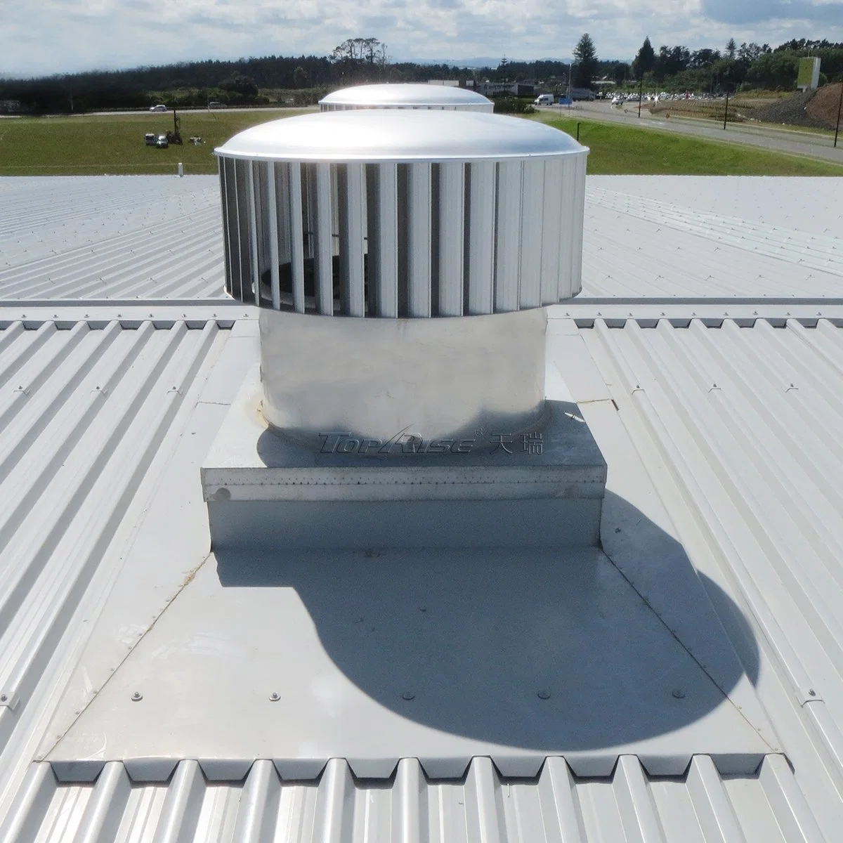 Wind Driven Roof Turbine Air Ventilator Wind Power Straight Vanes 900mm