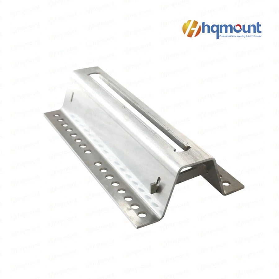 PV Aluminum Mounting Regular Railess Mini Rail for Solar Panel Supplier