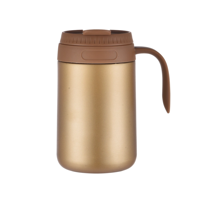 Stainless Steel Insulated Mug Vacuum Coffee Cup with Handle