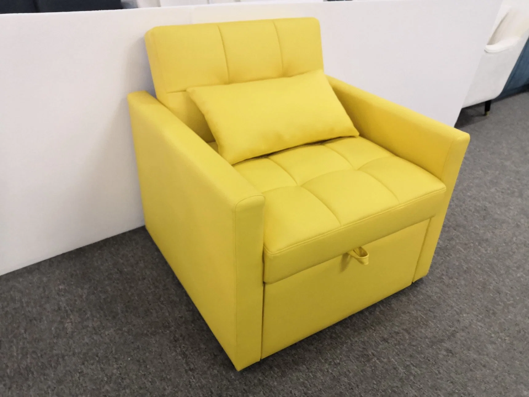Nova Design moderno Moda Sala de estar mobiliário Single Divan Sofá Sofá-cama dobrável com cama cum