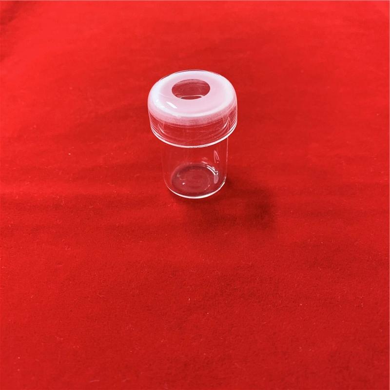 High Corrosion Resistance Transparent Customized Quartz Glass Rademacher Crucibles with Cover