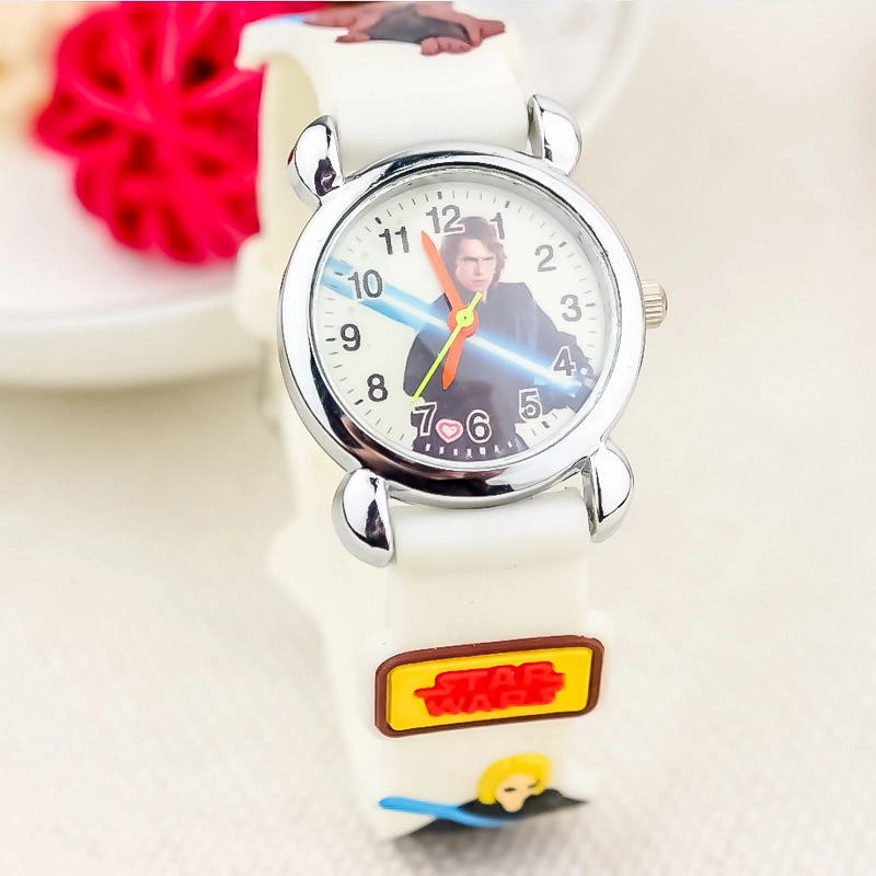 Bonne qualité Vente à chaud mignon 3D Cartoon Kids Watch