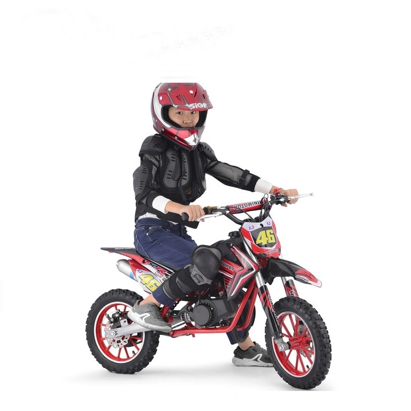 Tire de aleación de inicio y arranque eléctrico de Gas de Mini Dirt Pitbike para niños y adultos