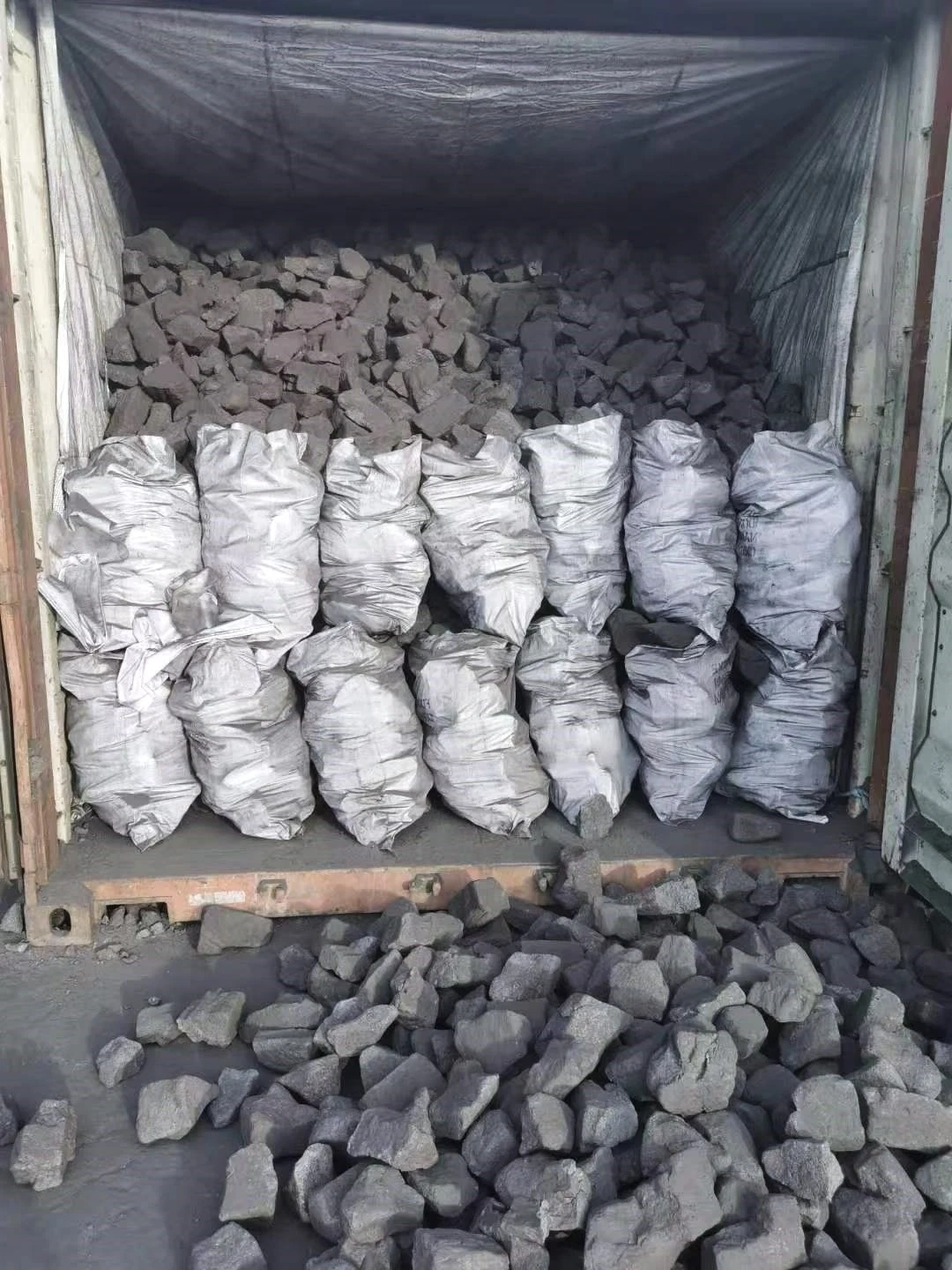 Calcined Petroleum Coke Size 80 mm -120 mm and Is Used for Metallurgical Production of Cast Coke