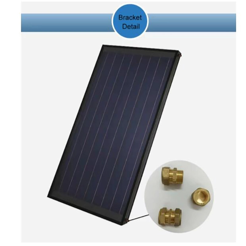 Bright Edelstahl Solar Water Tank Heater für Haushalt Redidence Hochdruck-Solarpanel-Heizsystem