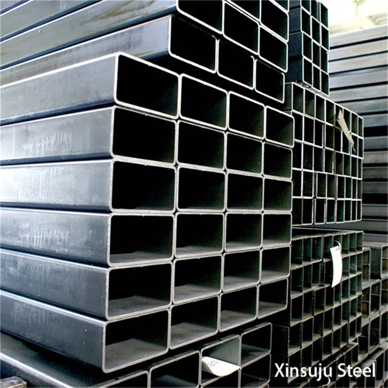 Q195/Q215/Q235/Q295/Q345/Q355 Cold Drawn Steel Structure Carbon Steel Welded Square Pipe Rectangular Tube for Construction Machinery Shipbuilding Electricity