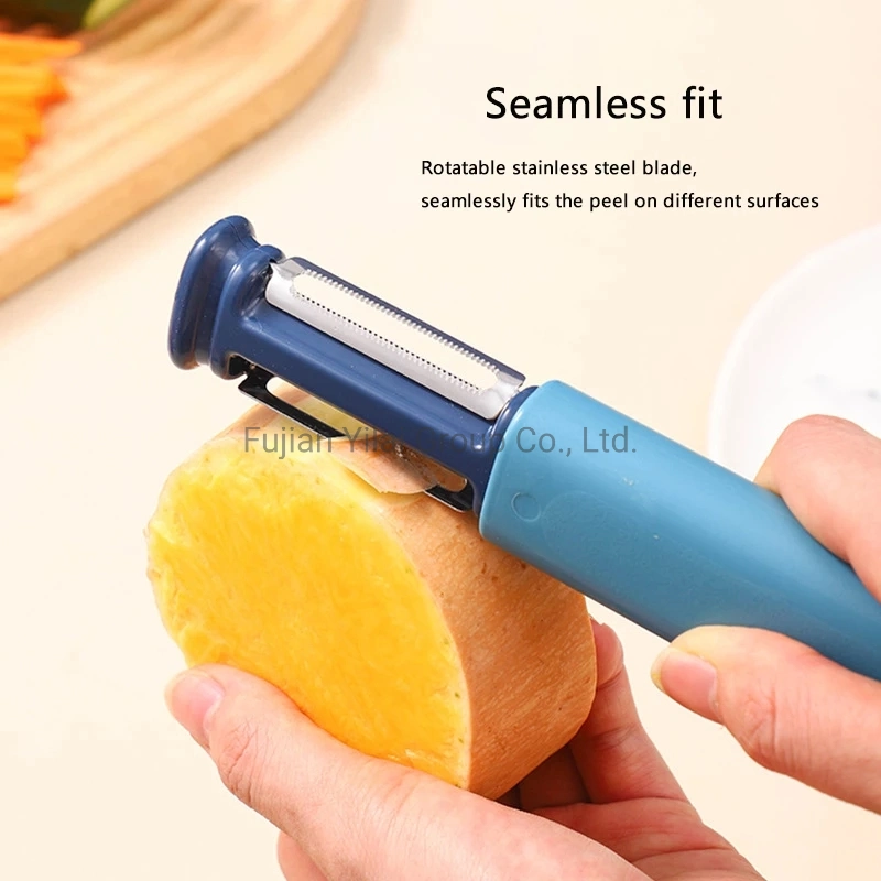 2-in-1 Edelstahl Peeler Küchenspitzer Zubehör Multifunktions Schaber und Reibe Home Küche Gadgets