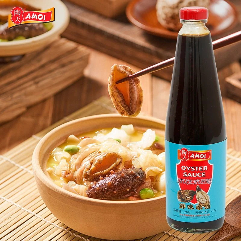 710g Amoi Brand a+ Grade Oyster Sauce Professional Condiment Manufacturer