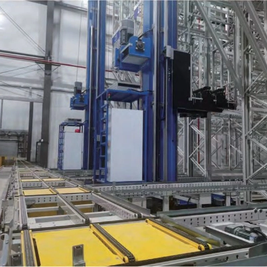 Ebiltech Conventional Single Column Stacker Crane for Automatic Warehouse Racking Storage System