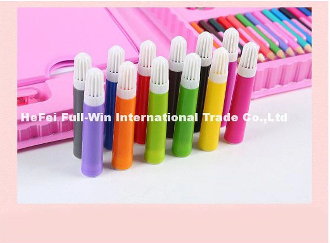 Wholesale/Supplier 50 PCS Plastic Painting Set for Kids, Drawing Art Kits with Stickers, Drawing Notebook, Markers