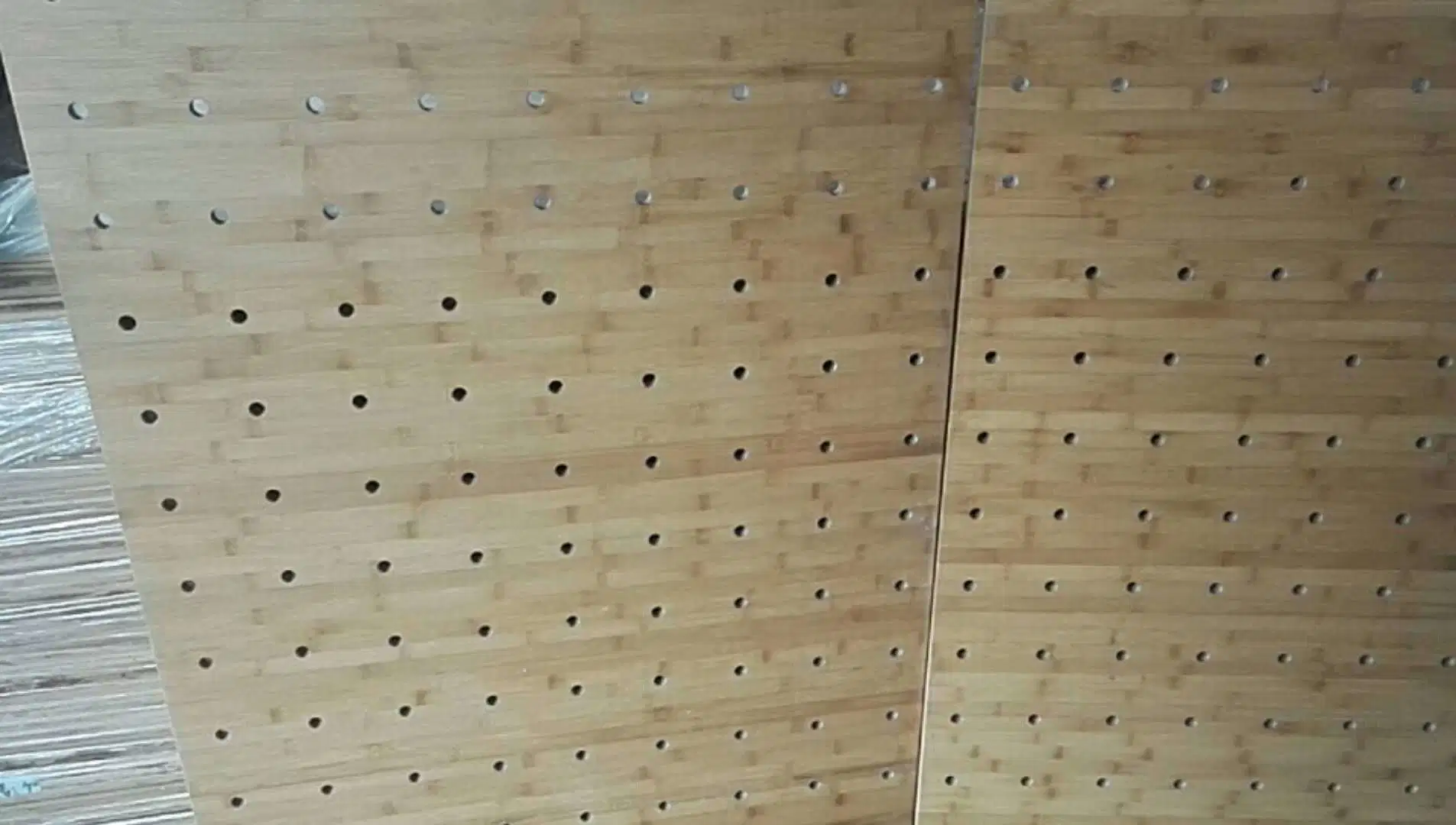 Bamboo Wooden Sound Absorbtion Perforated Panel Wall Tiles