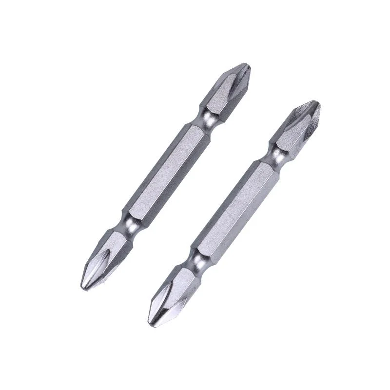 Double Ended Flat Slotted Screwdriver Bit 1/4 Hex Shank