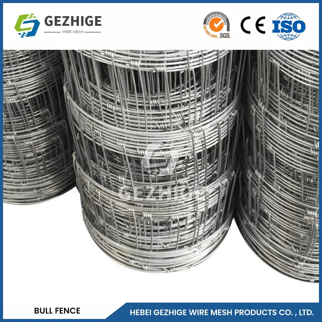 Gezhige Novel Structure Grassland Protection Fence Suppliers Sample Available Farm Wire Mesh Fence China 50*100mm Mesh Size Field Fence Grassland Fence