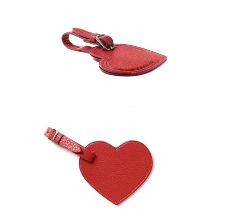 Coeur cuir synthétique Lady Fashion Luggage Tag petite maroquinerie