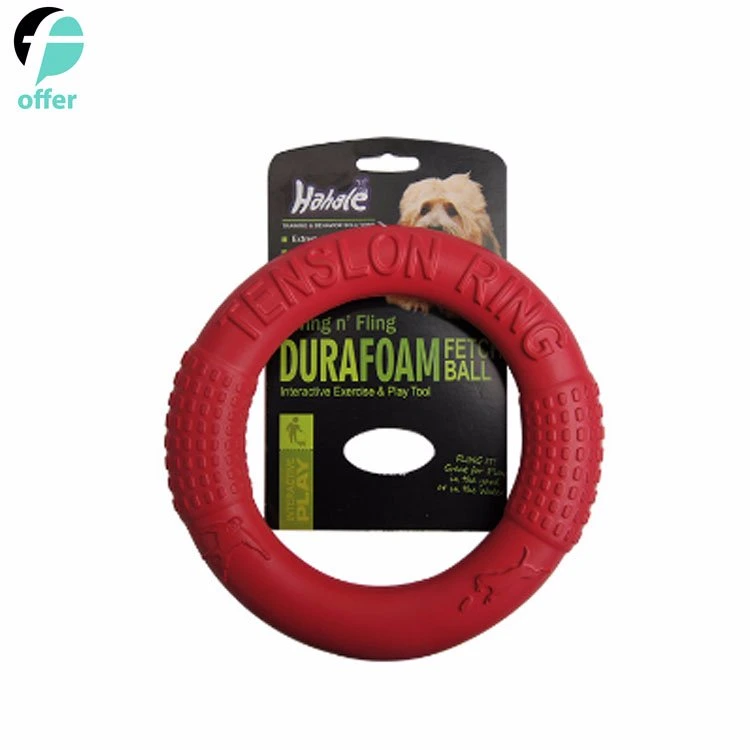 Bague en caoutchouc naturel durable - Grand Tug of War Dog Jouet amusant pour lancer Chase et fetch Jeux exercice et Jouet d'entraînement pour chien