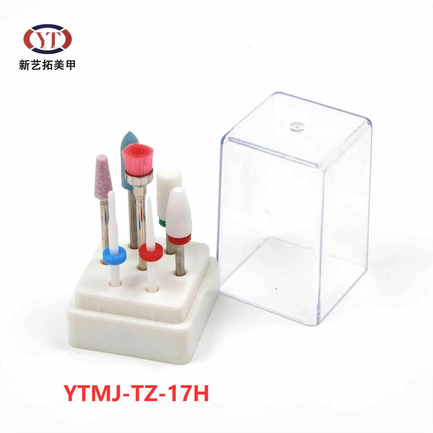 Ytmj-Tz-17h 7PCS Tungsten Carbide Ceramic Nail Drill Bits Set Electric Manicure Pedicure Burr File Drills Grinding Bit