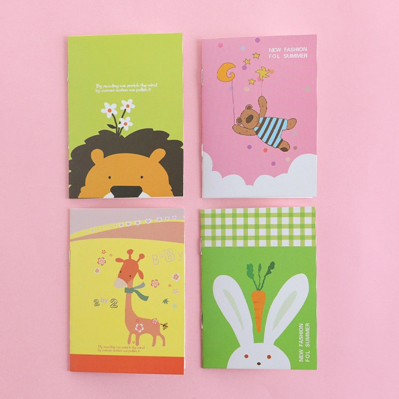 Popular Kids School Stationery Cartoon Colors Mini Planner Journal and Dairy Notebook