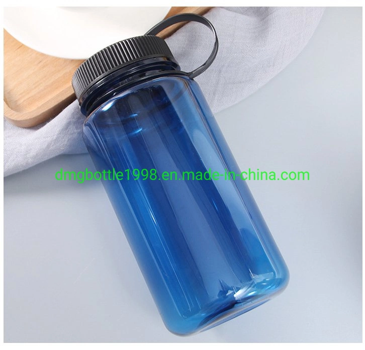 1000ml Big Capacity Lanyard PC Plastic Water Bottle and Mugs outdoor Food Grade Milk Protein Powder No-Leak Seal up Lanyard