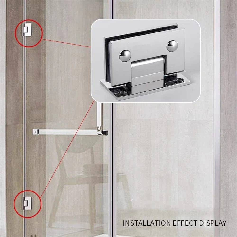 Badezimmer Dusche Glas Tür Scharniere Schrank Hardware Clamp Scharnier