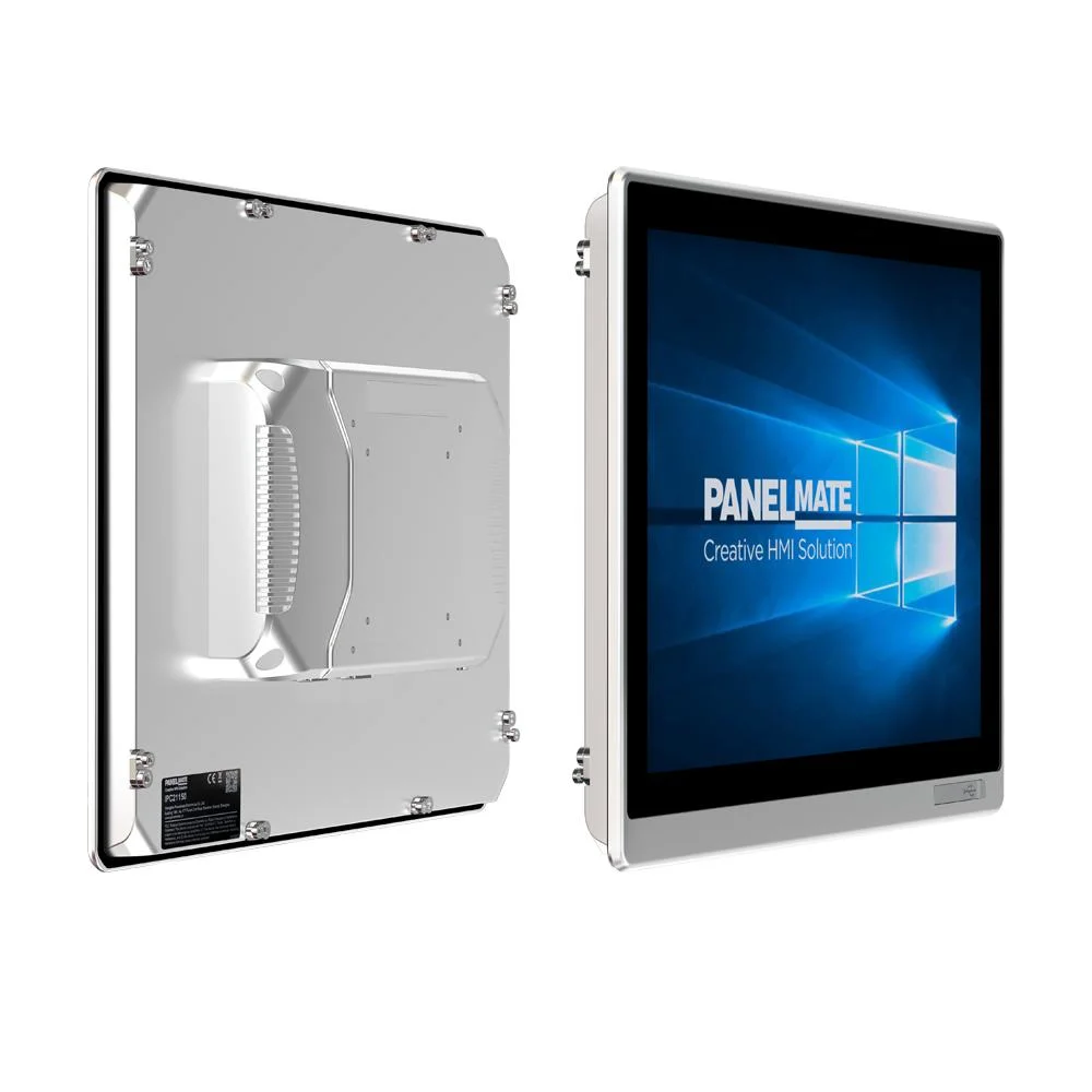 IP65 pulgadas industrial resistente Mesa PC 15 impermeable resistente al polvo templado Pantalla de cristal Intel Skylake i5 CPU 7200u CoDeSys todo-en-uno ordenador Panel HMI PC