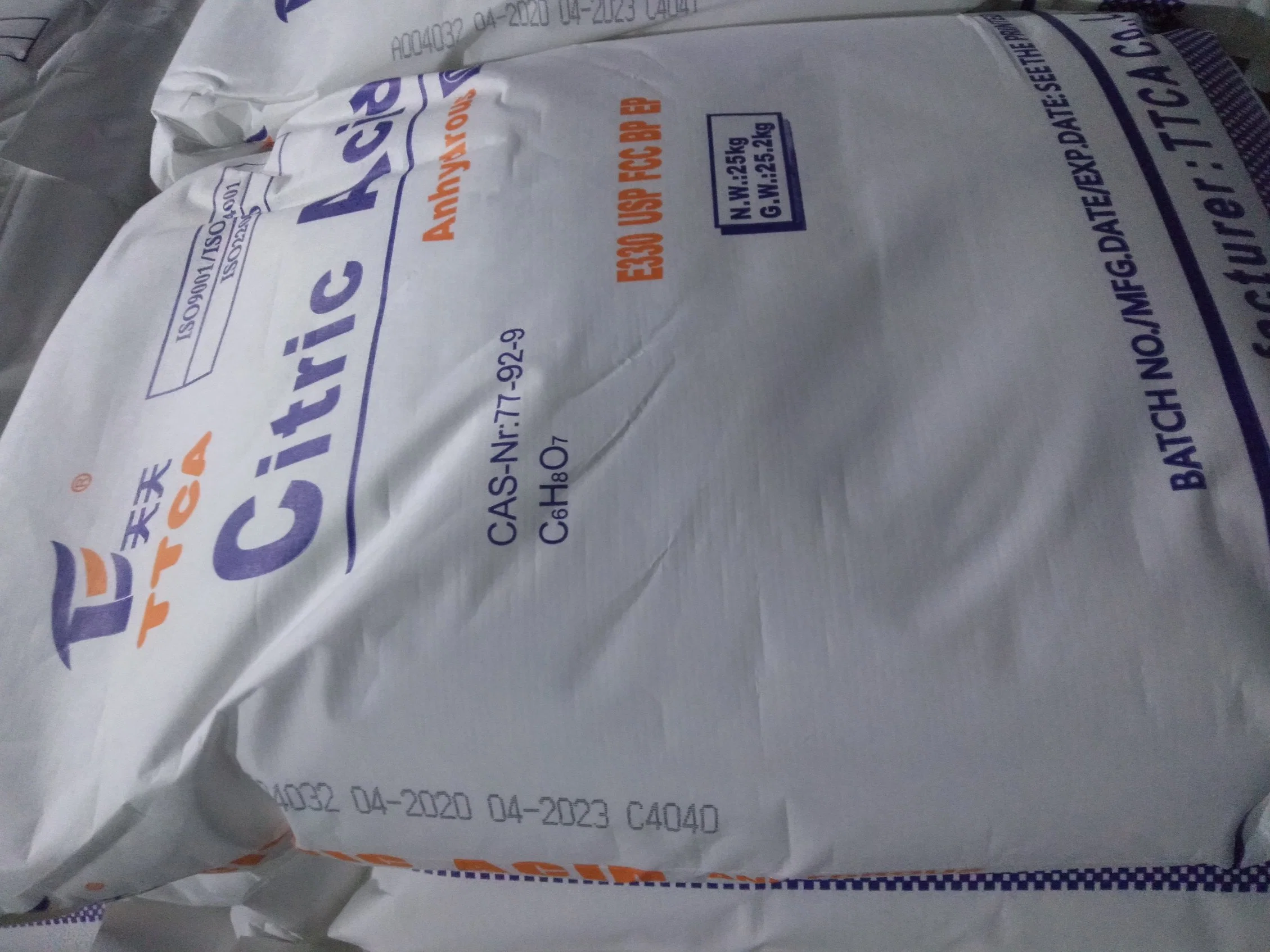 Ttca/Ensign Brand Citric Acid Anhydrous/Monohydrate