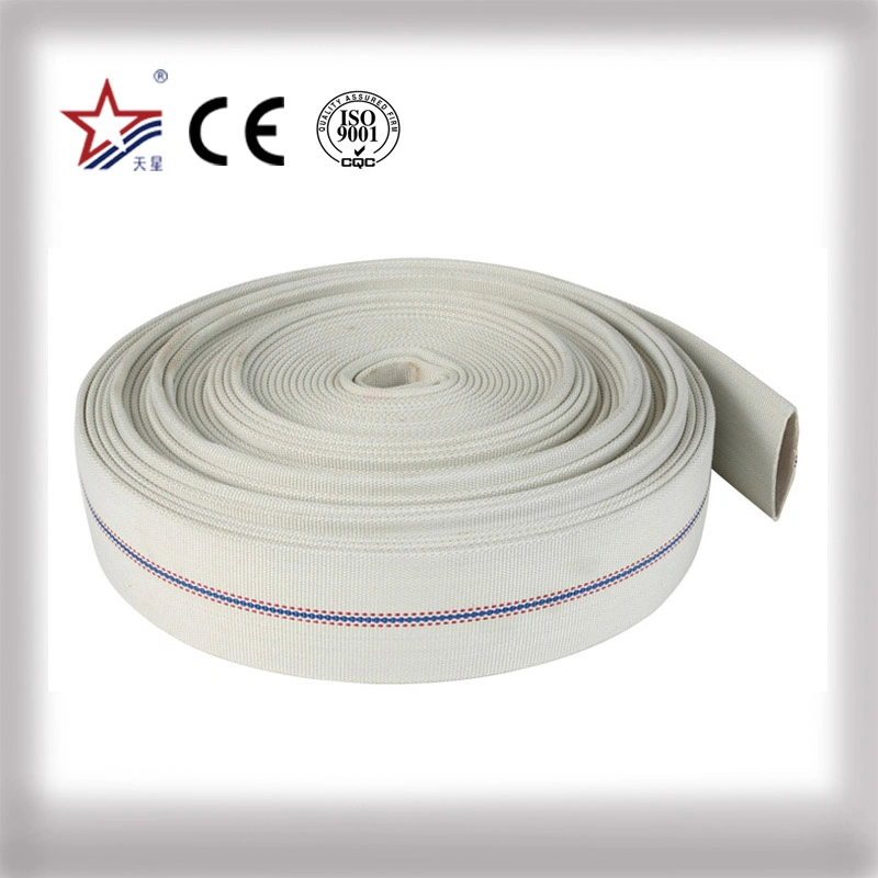 1.5 Inch Synthetic Rubber Lining Canvas Fire Hose Pipe