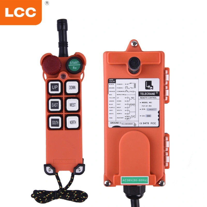 F21-E1 6 Key Industrial Wireless Remote Control for Bridge Crane