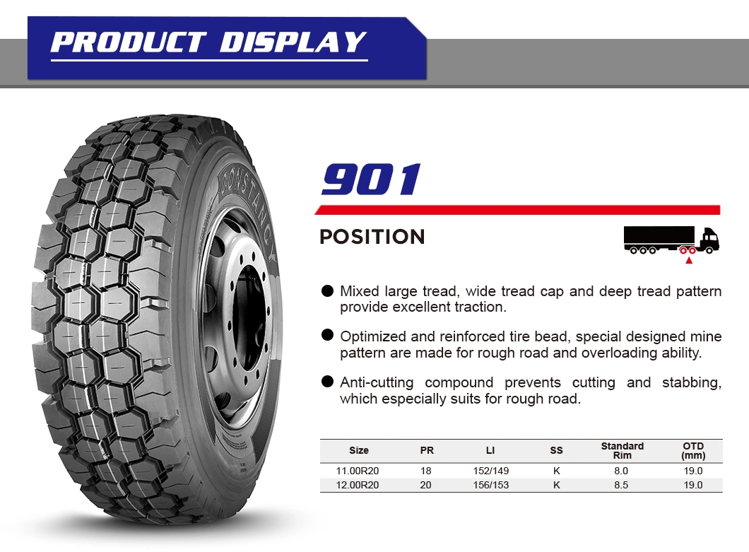 High quality/High cost performance  All- Steel Radial Truck Tire 11.00r20