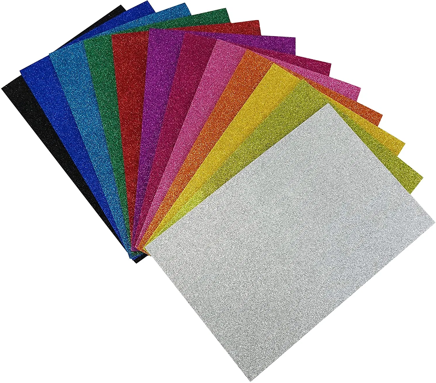 Glitter EVA Foam Sheet Colored Foam Sheet EVA for Kids DIY Handcraft