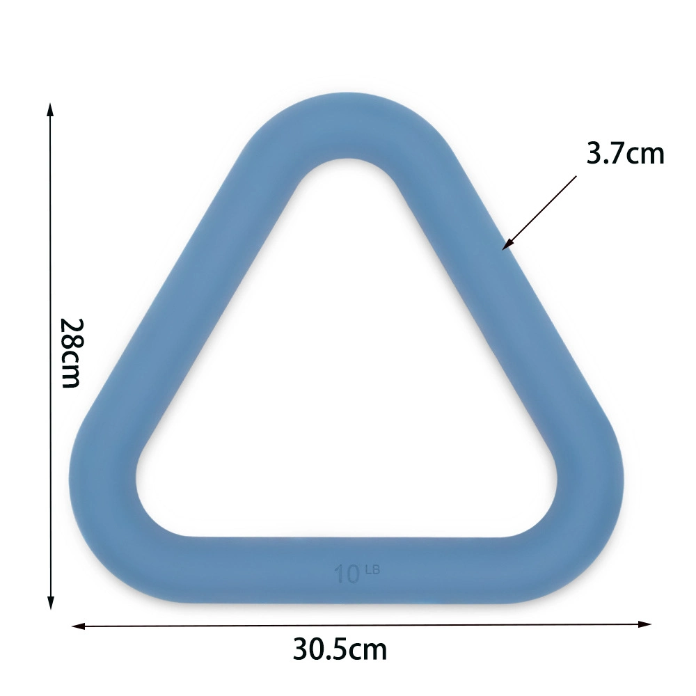 Eisen Silikon Hantel Fitness Krafttraining Magische Hantel Gewichte Dreieck Form Wyz19141