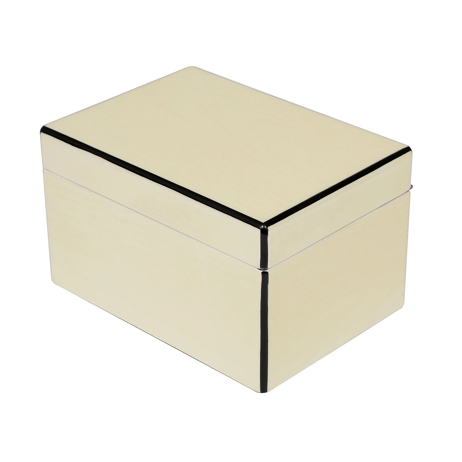 White High Gloss Finish Wooden Storage Packaging Wedding Gift Box