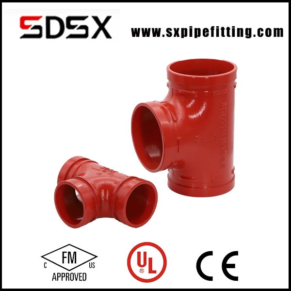 Di Casting Grooved Fittings Used for Fire Fighting/Water/Gas