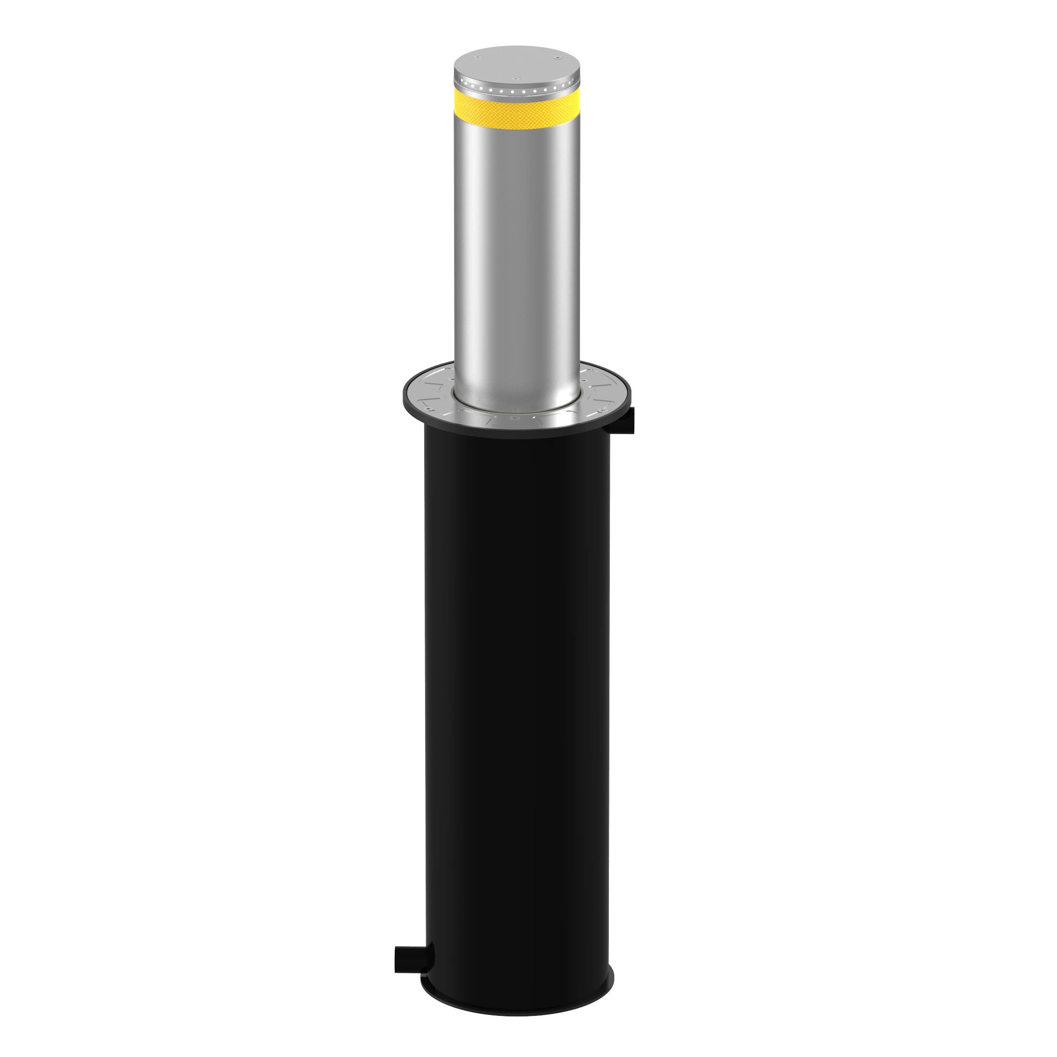 Sécurité en acier inoxydable LED montée de route hydraulique levage de barrière de bollard Casier à colonne Bollards à montée automatique