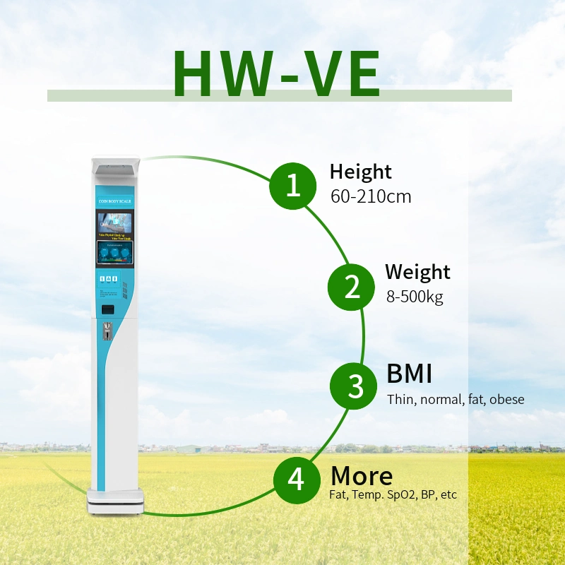 Ultrasonic Fat Mass, Body Composition BMI Height and Weight Scale