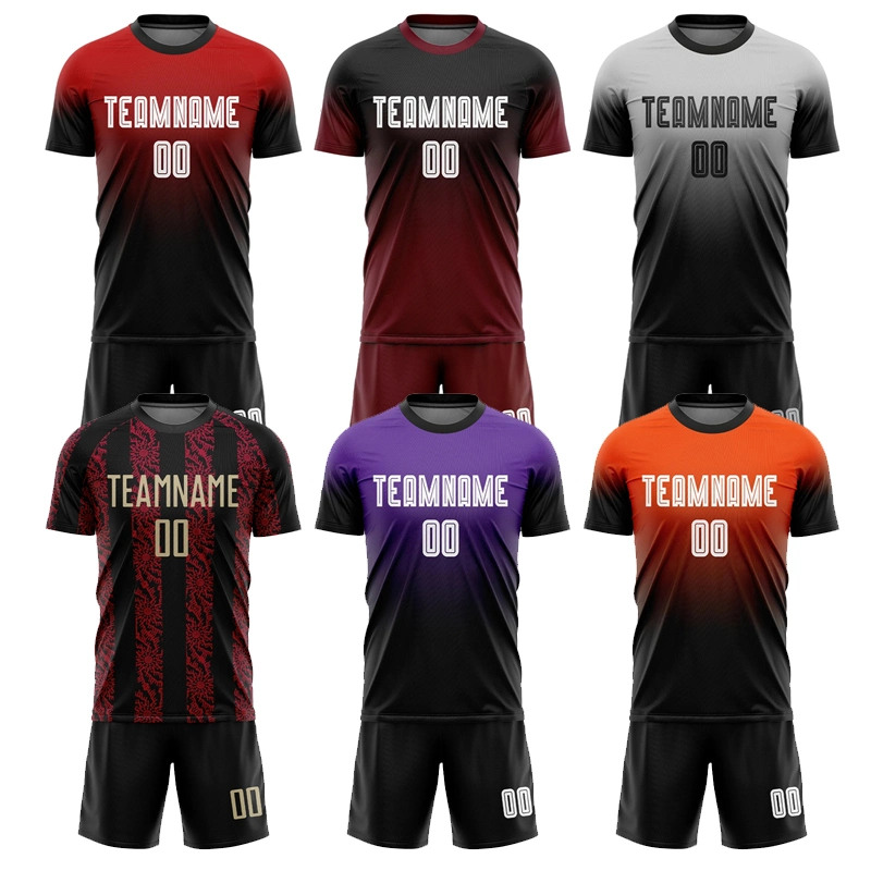 Camiseta de fútbol OEM de alta calidad Sublimation ropa deportiva Jersey