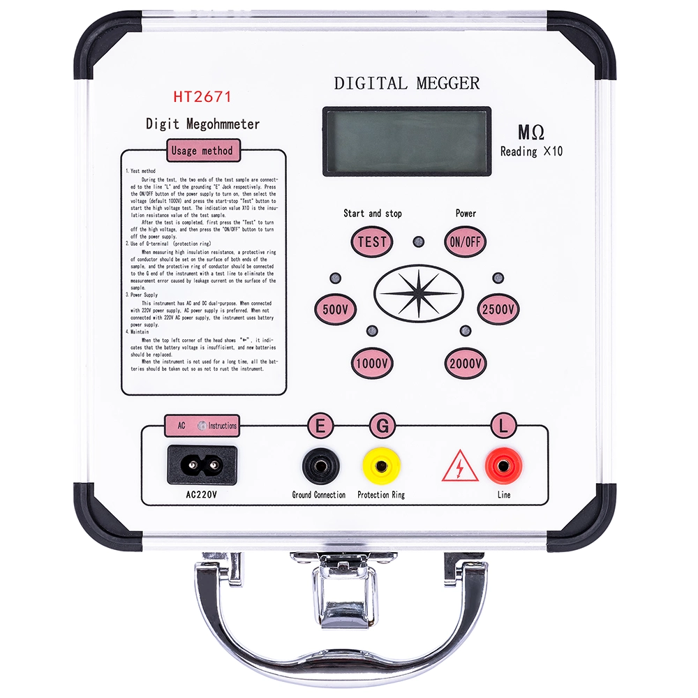 Ht2671 Insulation Resistance Measuring Instrument