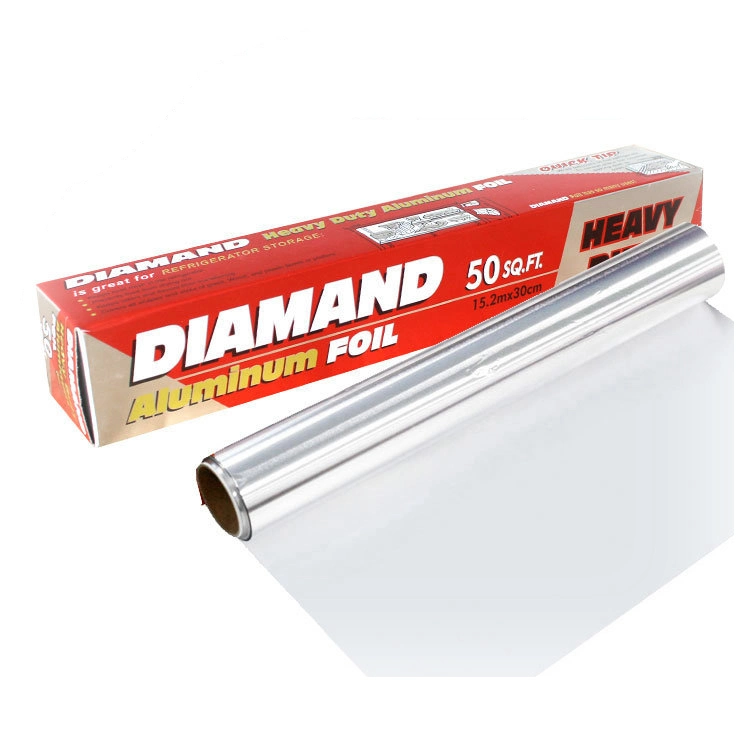 Food Grade Aluminum Foil-288 for Household Usage Roll 8011 Aluminium Coil Paper Small Rolls