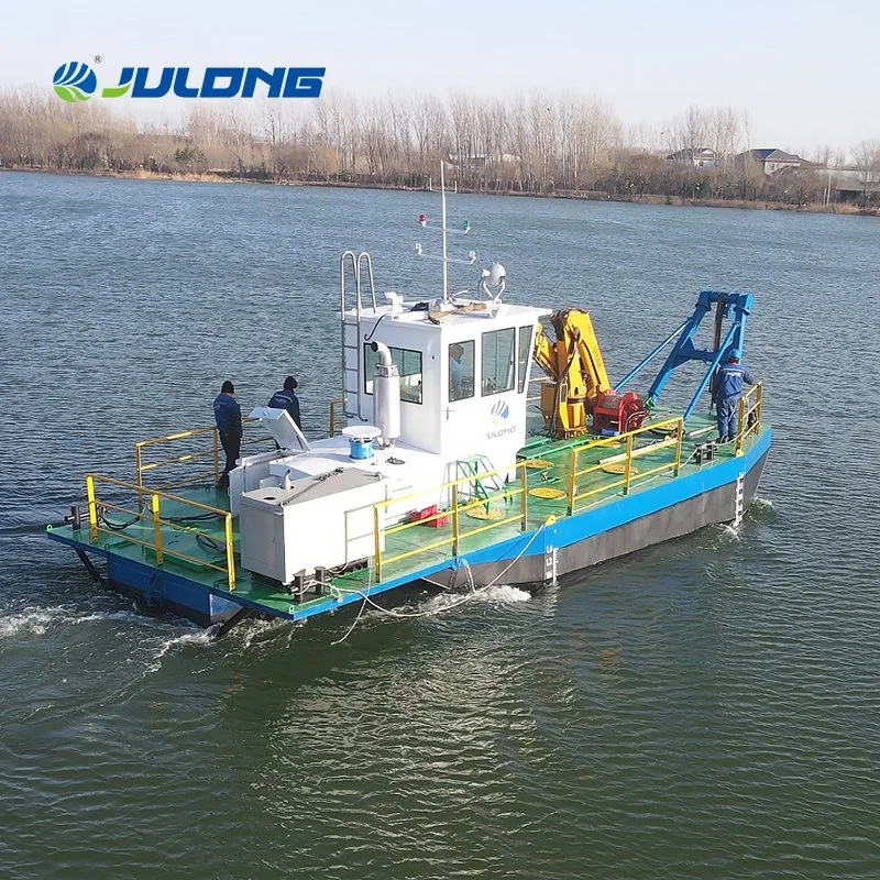 350HP Single Propeller Tug Boat Multicat for Dredger Works Multi-Functional Work Multi Fuction Ship Multipurpose Transport Hydraulic Crane Service Pusher Boat