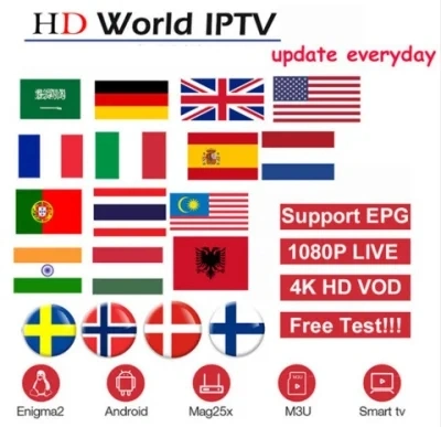 Best IPTV de Suecia, Reino Unido EE.UU. Alemania Países Bajos Polonia Portugal Rumania Grecia Europa Albania Arabic IPTV de prueba gratuita