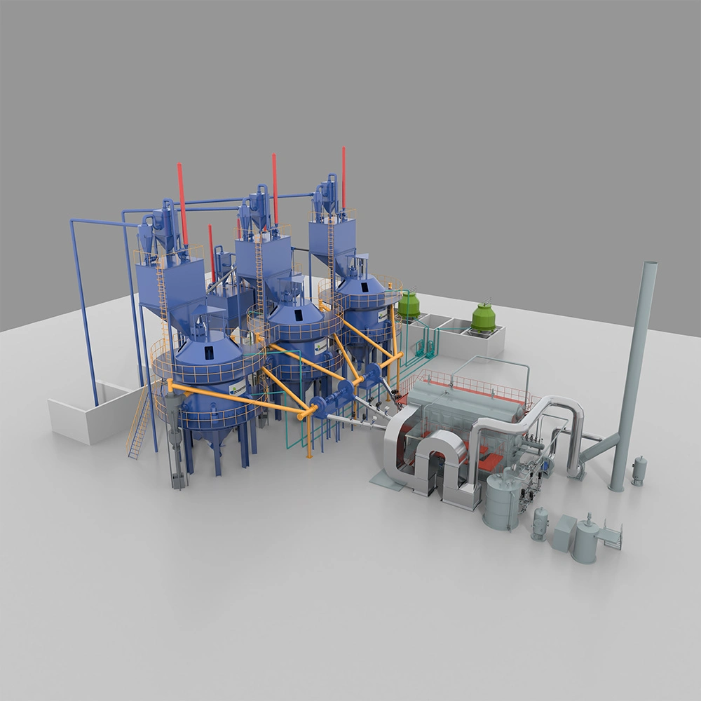 Caldeira de combustível sólido Corncob biomassa para processamento industrial