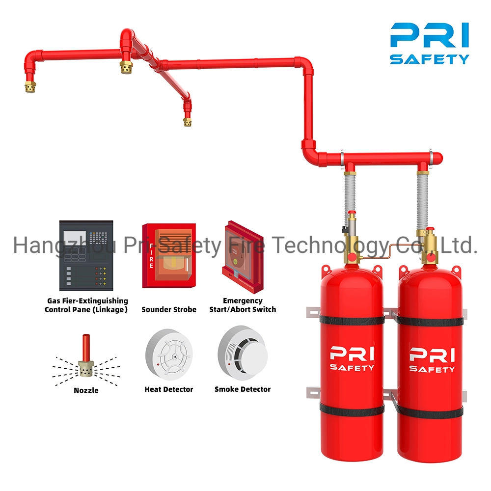 Gas FM200 Total Flooding Fire System for Power Transformer