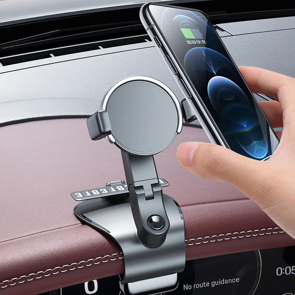 Car Dashboard Mobile Phone Holder with Parking Number Dropshipping