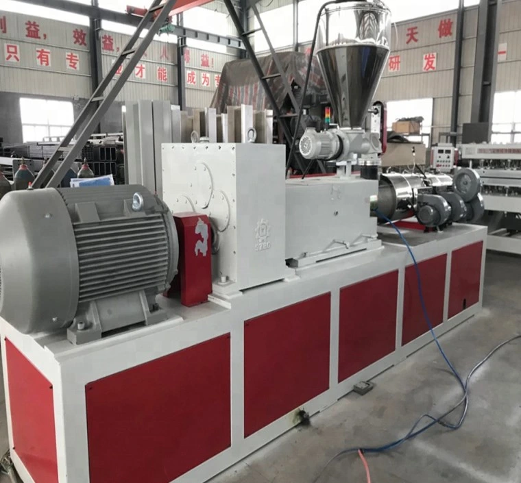 Waterproof PVC WPC Flooring Tiles Wood Plastic Composite Boards Production Machine Line