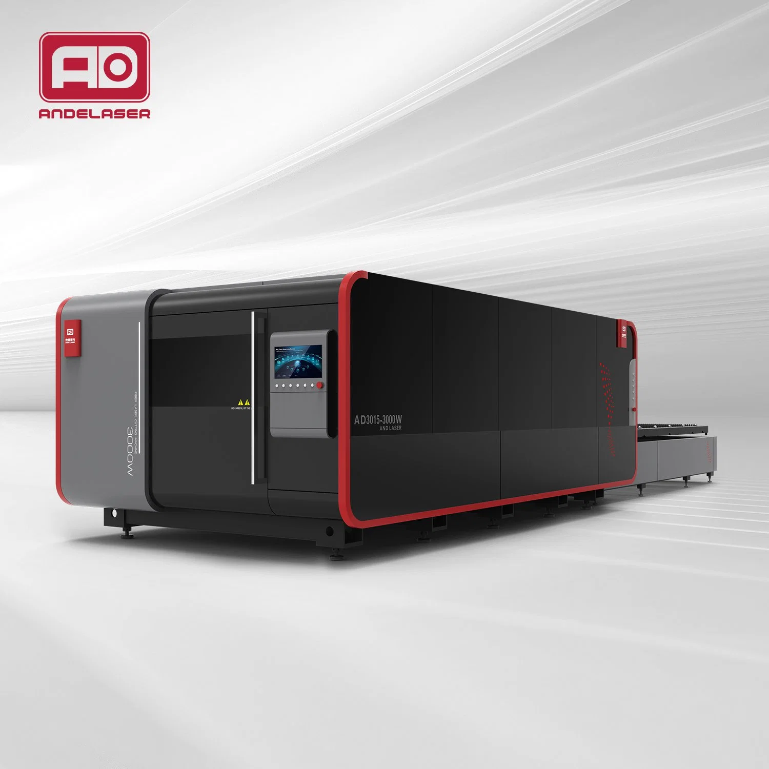 CNC OEM/ODM High Power Máquina de Corte a laser de fibra fechada com Plataforma substituível 3000-20000W